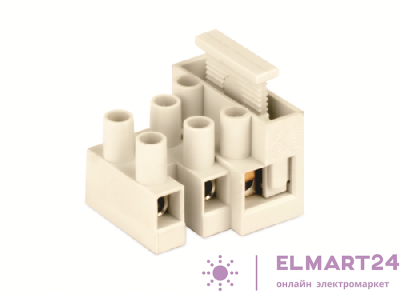 Колодка клеммная полипропилен 5х4мм винт. п/п с 1 плавк. вставкой DKC 1335