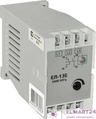 Реле контроля фаз ЕЛ-13Е 380В 50Гц Реле и Автоматика A8222-77135303