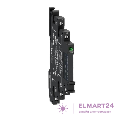 Комплект реле и розетки со светодиодом и цепью защиты SchE RSL1PVBU