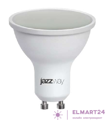 Лампа светодиодная PLED-SP 11Вт PAR16 5000К холод. бел. GU10 230В 50Гц JazzWay 5019515