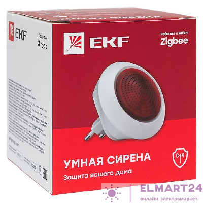 Сирена умная Zigbee Connect EKF is-sr-sb