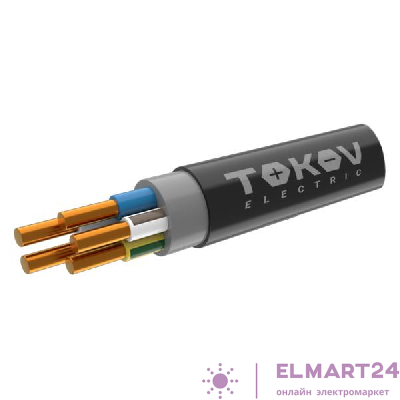 Кабель TOKOV ELECTRIC ВВГнг(А)-LS 5х10 ОК (N PE) 0.66кВ (м) ТХМ00407713