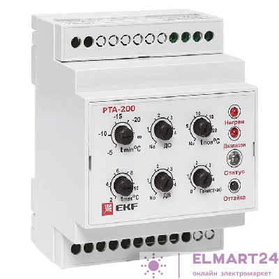 Терморегулятор РТА-200 EKF rta-200