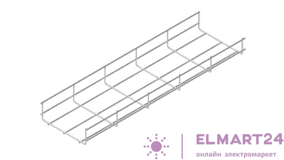 Лоток проволочный 100х50 L3000 сталь 4мм PL50-100-3000 INOX304 нерж. КМ LO26724