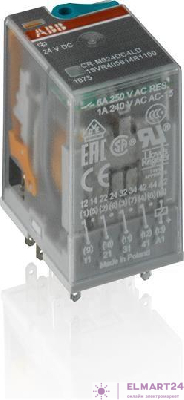 Реле CR-M230AC2 230B AC 2ПК (12A) ABB 1SVR405611R3000