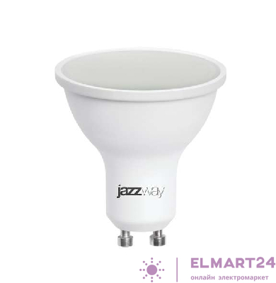 Лампа светодиодная PLED-SP 7Вт PAR16 3000К тепл. бел. GU10 520лм 230В JazzWay 1033550