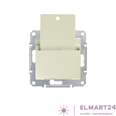 Механизм выключателя карточного 1-кл. СП Sedna 10А IP20 250В беж. SchE SDN1900147
