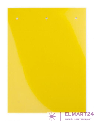 Табличка полужесткая для маркировки оболочек клейкое основание ПВХ желт. (уп.10шт) DKC TASE10512AY
