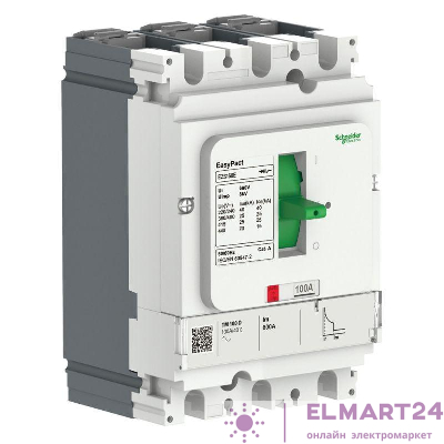 Выключатель автоматический EASYPACT EZS250F TM225D 3П3Т 36кА нерегул. SchE EZS250F3225