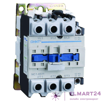 Контактор NC1-6508 65А кат. 24В AC 2НО+2НЗ (R) CHINT 222675