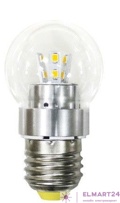 Лампа светодиодная, (4,5W) 230V E27 4000K, LB-40 25422