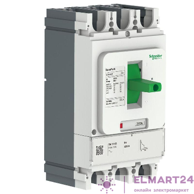 Выключатель автоматический EASYPACT EZS400F TM400D 3П3Т 36кА нерегул. SchE EZS400F3400