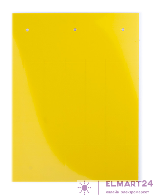 Табличка полужесткая клейкое основание для маркировки мод. оборудования ПВХ желт. (уп.60шт) DKC TAS10715AY