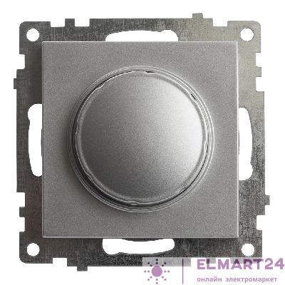 Выключатель диммирующий TRIAC(механизм), STEKKER GLS10-7106-03, 250V, 500W, серия Катрин, серебро 39587