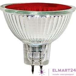 Лампа галогенная, 20W 12V MR16/G5.3 "с красным фильтром", HB4 02256