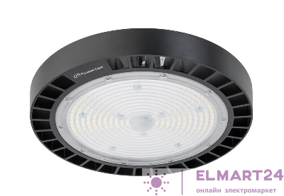 Светильник ДСП IB 11 S 150W VW 840 BK LED Highbay 298х298х112мм 150Вт 4000К IP65 подвес черн. Русский Свет 16091123172