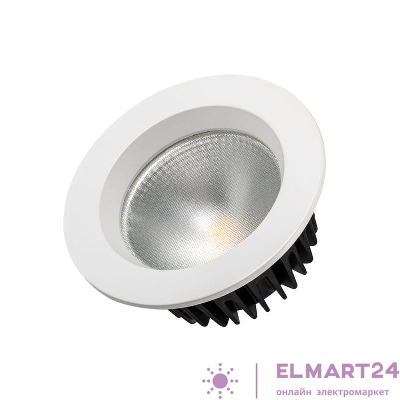 Светильник светодиодный LTD-105WH-FROST-9W Warm White 110deg IP44 метал. Arlight 021067