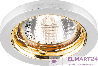 Светильник встраиваемый Feron DL1016 потолочный MR16 G5.3 алюминий-золото 20131