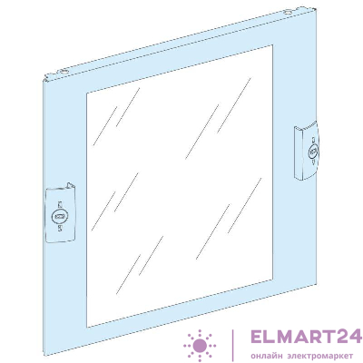 Панель передняя прозрачн. 4мод. Ш = 250мм SchE LVS03352