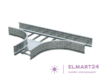 Ответвитель для лестн. лотка Т-образ. 200х200 цинк-ламель DKC ULT622ZL