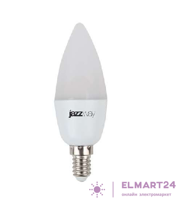 Лампа светодиодная PLED- SP C37 11Вт E14 5000К 230/50 JazzWay 5019218