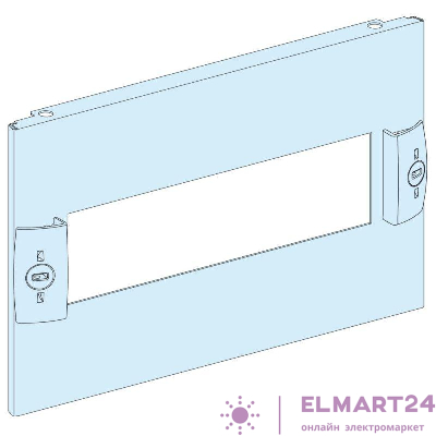 Панель передняя с вырезом 3мод. Ш=250мм SchE LVS03213