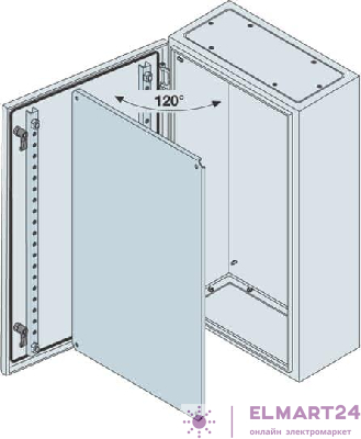 Корпус шкафа IP65 монтаж. плат. 800х600х250 ABB SRN8625K