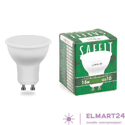 Лампа светодиодная SAFFIT SBMR1615 MR16 GU10 15W 6400K 55223