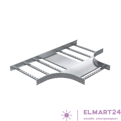 Ответвитель для лотка T-образный 150х500 толщ. 3мм R300 в комплекте с крепеж. эл. алюм. DKC ALTW31550K