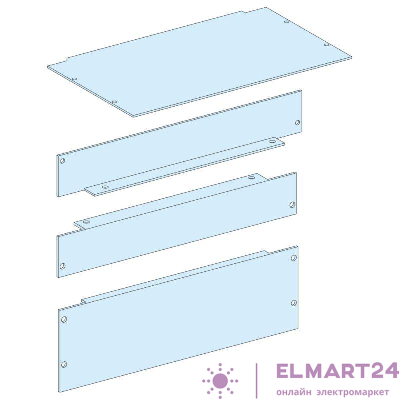 Панель передняя для цоколя IP55 Ш=600мм SchE LVS08393