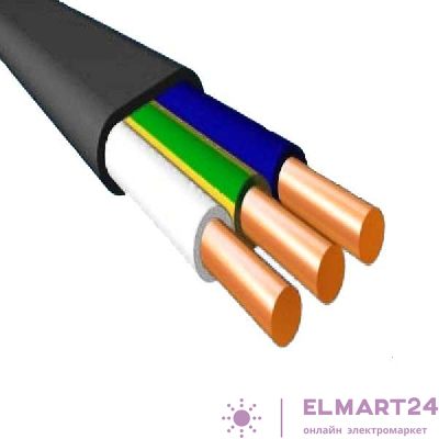 Кабель ВВГ-П 3х2.5 Б (м) ЭлПром НТ000002972