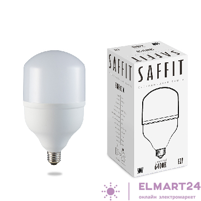 Лампа светодиодная SAFFIT SBHP1050 E27-E40 50W 6400K 55095