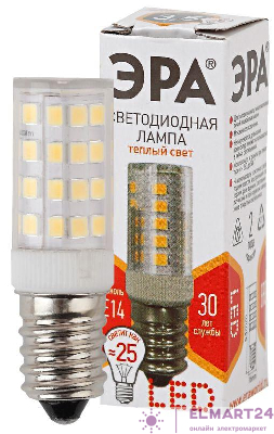 Лампа светодиодная T25-3.5W-CORN-827-E14 ЭРА Б0028744