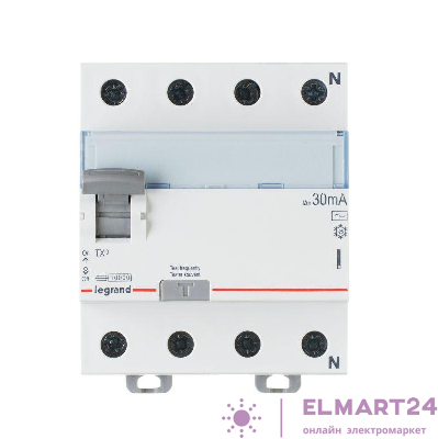 Выключатель диф. тока 4п 63А 30мА тип AC TX3 Leg 403010