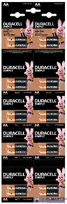 Элемент питания AA/LR6-2BL Basic 2х10 5010608 (блист.20шт) Duracell Б0051815