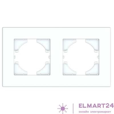 Рамка 2-местн City бел. GUSI С1112-001
