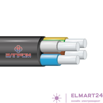 Кабель АВВГ 4х16 ОК 0.66кВ (м) ЭлПром НТ000002623