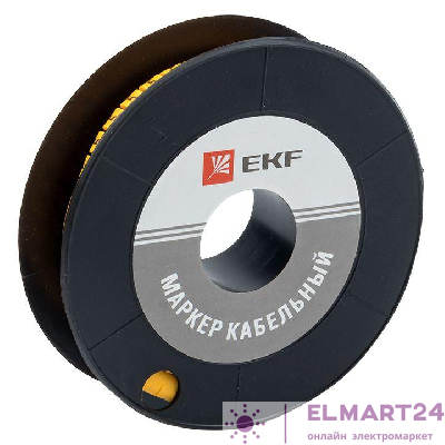 Маркер каб. 1.5кв.мм "2" (к-1000ед) (ЕС-0) EKF plc-KM-1.5-2