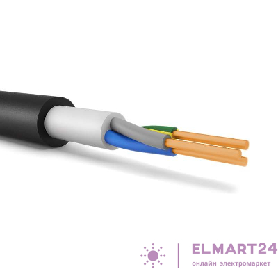 Кабель ВВГнг(А)-LS 3х10 ОК (N PE) 0.66кВ (м) Энергокабель ЭИЗМ1001051