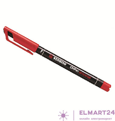 Ручка перманентная шариковая 0.4мм красн. DKC UP2S