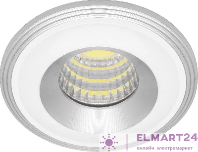 Светодиодный светильник Feron LN003 встраиваемый 3W 4000K хром 28776