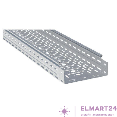 Лоток листовой перфорированный 80х600 L3000 1мм EKF L8060001