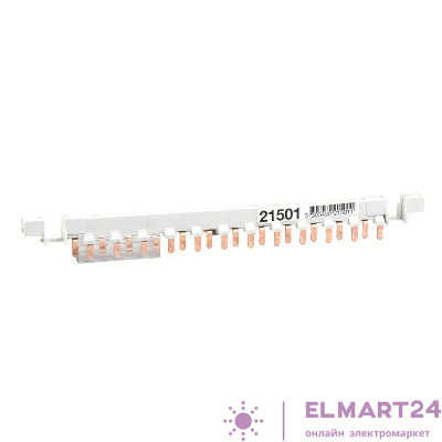 Шинка гребенчатая 1п+H (NL1…(шаг 9мм)) 24мод. 18мм 80А разрезаемая SchE 21503