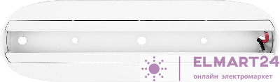 Стационарное крепление для трековых однофазных светильников (кроме AL103 30Вт,40Вт, AL104 40Вт,50Вт и AL108), белый, CAB1001 10327