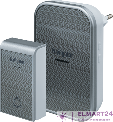 Звонок электрический NDB-D-AC04-1V1-S NAVIGATOR 80507