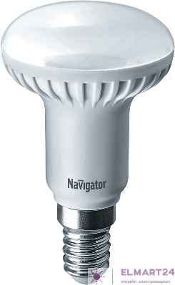 Лампа светодиодная 94 259 NLL-R50-5-230-2.7K-E14 5Вт 2700К тепл. бел. E14 375лм 220-240В Navigator 94259