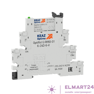 Модуль релейный OptiRel G RM38-51-24D-6-V-CO КЭАЗ 280988