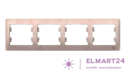 Рамка 4-пост. Glossa горизонт. сосна SE GSL001504