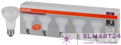 Лампа светодиодная LED Value LVR60 8SW/830 грибовидная матовая E27 230В 2х5 (уп.5шт) OSRAM 4058075584037