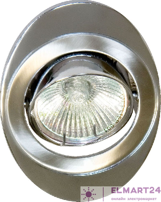 Светильник потолочный, MR16 G5.3 серый-хром, 108Т-MR16 17699